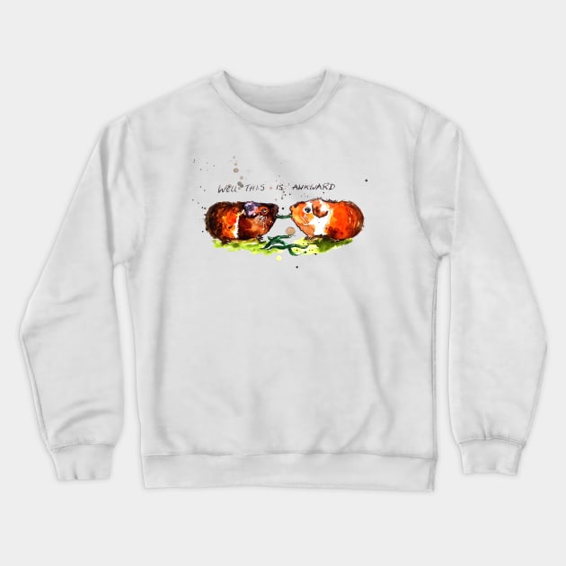 Well This is Awkward Crewneck Sweatshirt by StudioKaufmann